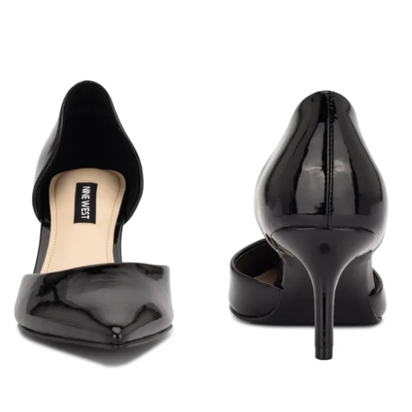 Nine West Arive Pointy Toe Pumps Black 7 - Picture 4 of 9